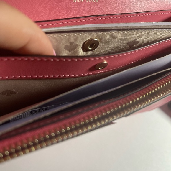 NEW Kate Spade Leather Kerri Crossbody Bag, Bright Blush - Picture 3 of 9